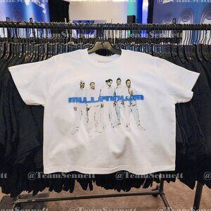 NEW 2026 Backstreet Boys White Bling Millennium Crop Top // Sphere Las Vegas